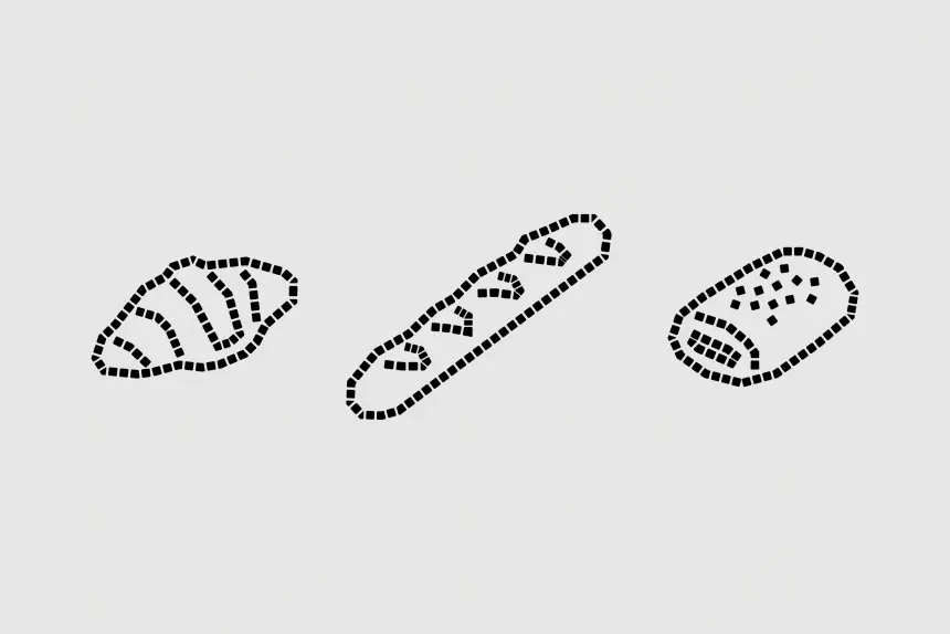 assortment of breads